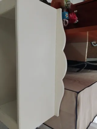 Mueble auxiliar madera blanco