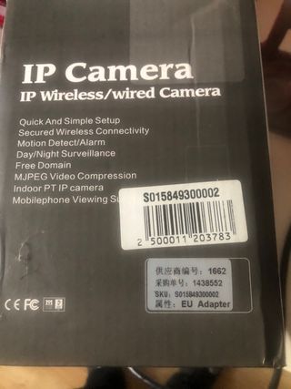 Cámara IP WiFi Domo ES-IP611W