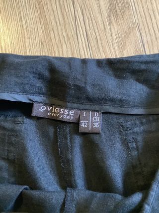 Pantaloni OVS donna in lino neri