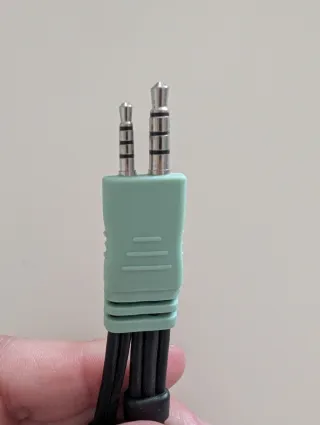Cable RCA 5 colores con 2 Jack 3.5mm