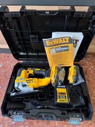 Caladora DeWalt DCS334 XR 18V con maletín