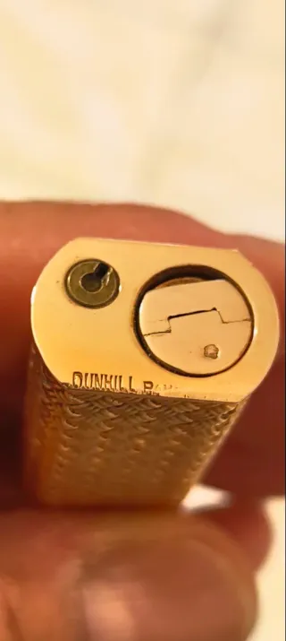 Encendedor Dunhill Chapado Oro