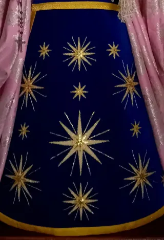 Virgen Dolorosa de vestir 135cm