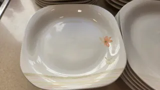 Vajilla de porcelana decorada