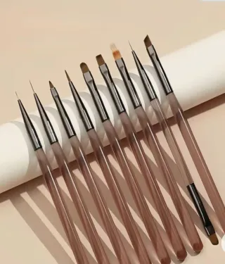 Juego Pinceles Uñas Profesional