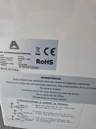 Pingüino Aire Portátil Astro