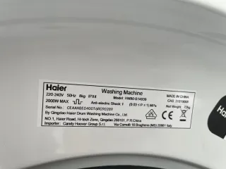 Lavadora Haier Nueva
