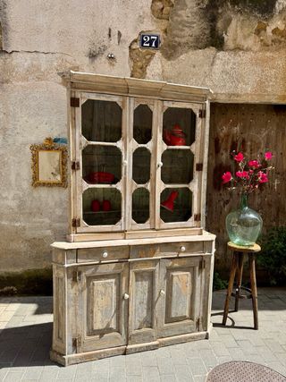 Alacena antigua francesa Provenzal. Siglo 19