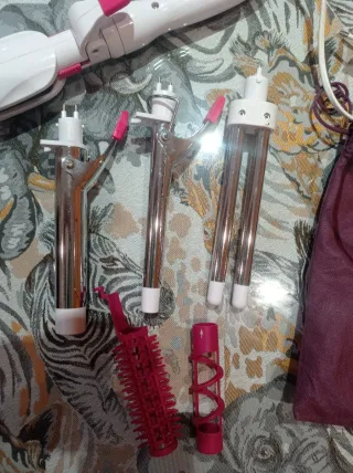 Plancha y Rizador BaByliss Rosa y Blanco