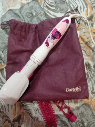 Plancha y Rizador BaByliss Rosa y Blanco