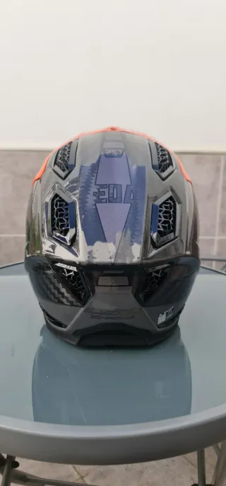 Casco Ls2 Mx703 C X-force Negro/Naranja