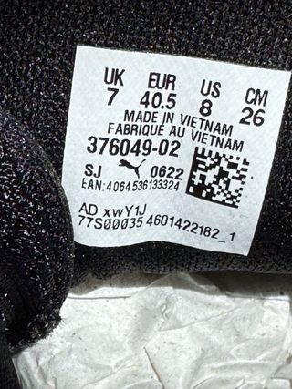 Zapatillas Puma PWRFrame TR Negras Rojas