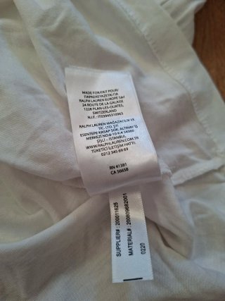 Camiseta Ralph Lauren Talla M Palmeras y Barco