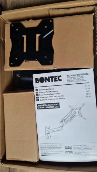 Soporte Pared Monitor BONTEC GWM01