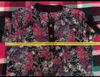 Vestito moda comoda taglia 52/54 fantasia floreale