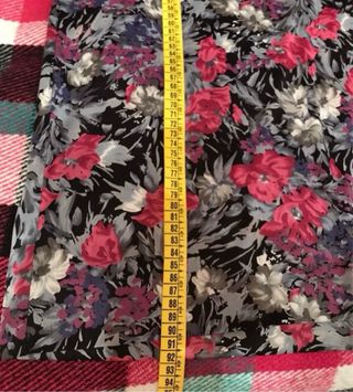 Vestito moda comoda taglia 52/54 fantasia floreale