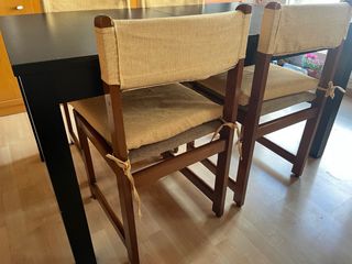 Mesa comedor madera wengué