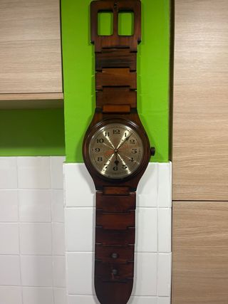 Reloj de pared grande madera