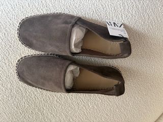 Alpargatas Zara Hombre Marrón/Gris