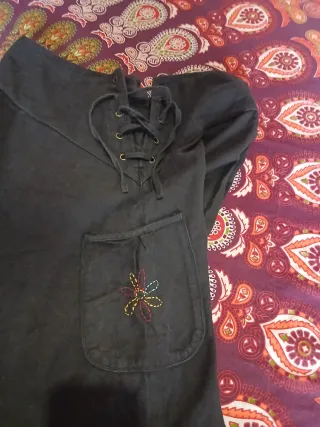 Pantalón hippie algodón grueso talla xl