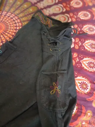 Pantalón hippie algodón grueso talla xl