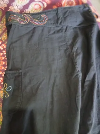 Pantalón hippie algodón grueso talla xl