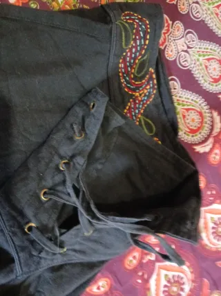 Pantalón hippie algodón grueso talla xl