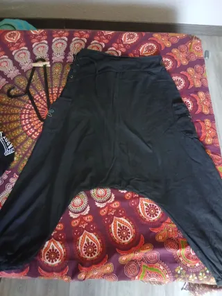 Pantalón hippie algodón grueso talla xl