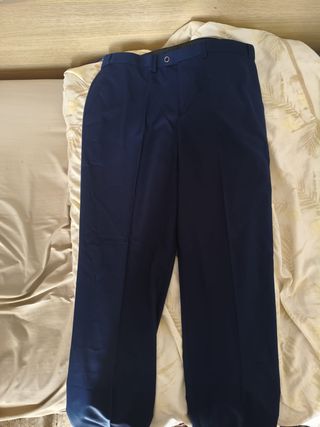 Traje de 3 piezas azul marino