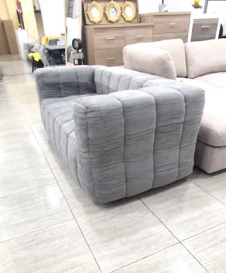 Sofá 3 Plazas 160cm Gris