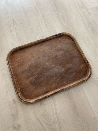2 Bandejas de madera antiguas