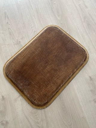 2 Bandejas de madera antiguas