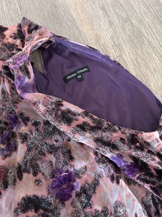 Conjunto Hermes Govantes rosa y morado