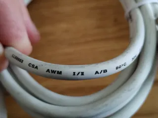 Cable alargador USB blanco