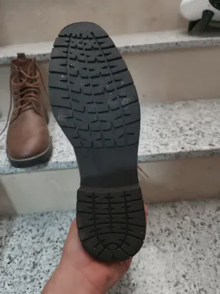 Botas de piel marrones talla 43