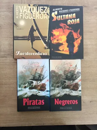 Pack de 4 novelas de Alberto Vázquez-Figueroa.