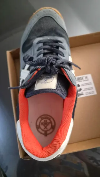 Zapatillas Munich Talla 43 Gris Naranja Azul