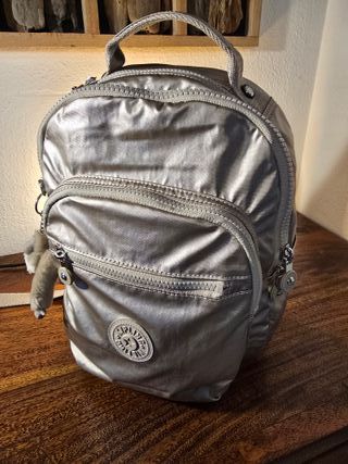 Mochila Kipling Seoul S Metallic Glow Nueva