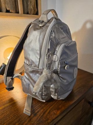 Mochila Kipling Seoul S Metallic Glow Nueva
