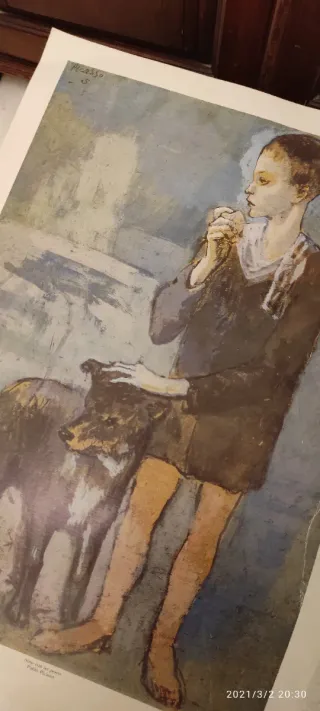 Dos Lámina Picasso y Dali son dos