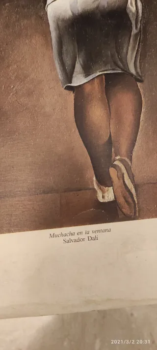 Dos Lámina Picasso y Dali son dos