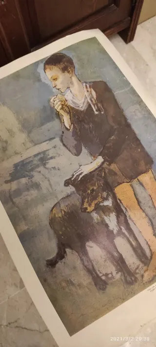 Dos Lámina Picasso y Dali son dos