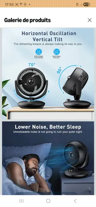 Ventilador de escritorio silencioso NUEVO
