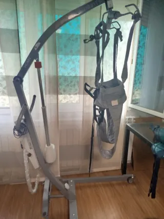 Grúa bipedestación