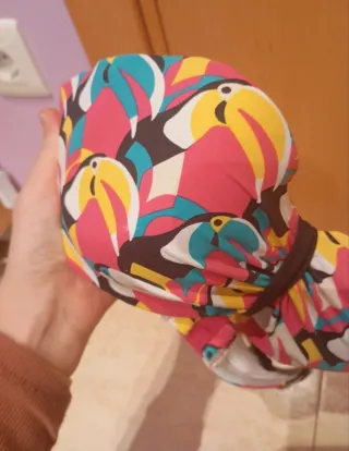 Bikini estampado con aros