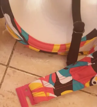 Bikini estampado con aros