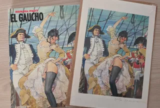 Manara & Hugo Pratt : El Gaucho stampa firmata