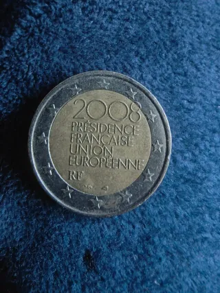 Moneda 2€ Francia 2008 Presidencia UE
