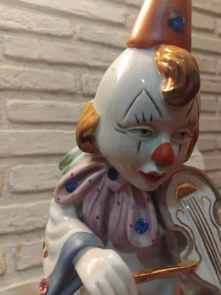 Figuras de payasos de porcelana