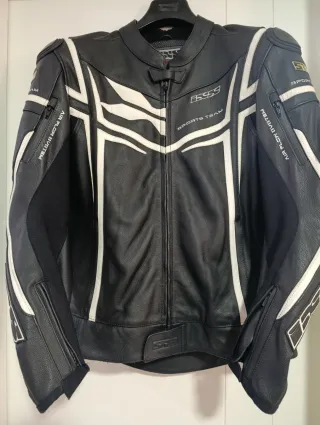 Chaqueta Moto IXS Sting Negra/Blanca